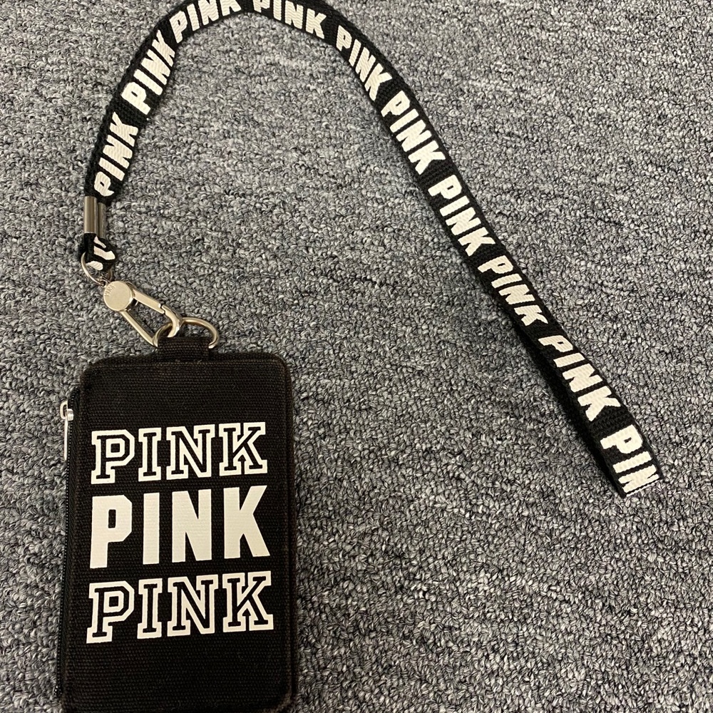 Victoria’s Secret Pink ID Lanyard + ID Case